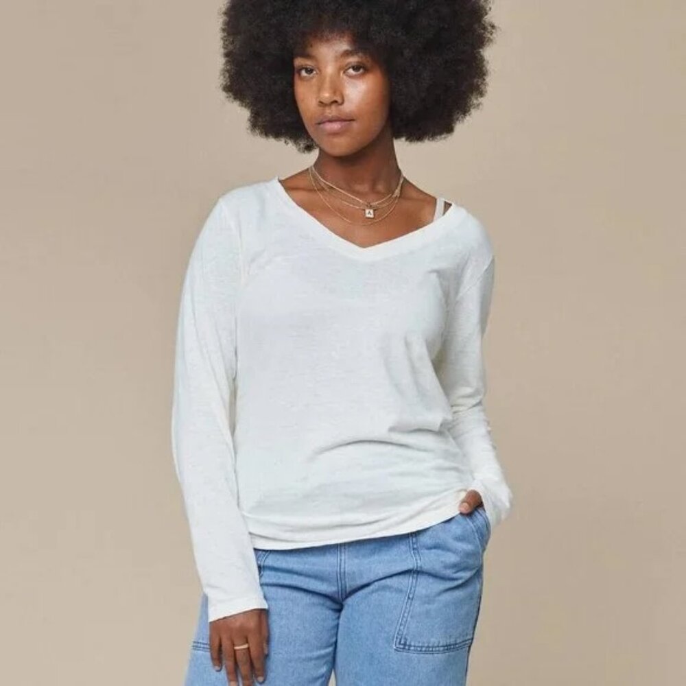 Jungmaven Finch Long Sleeve V-neck Tee Bundle - Picture 2 of 5
